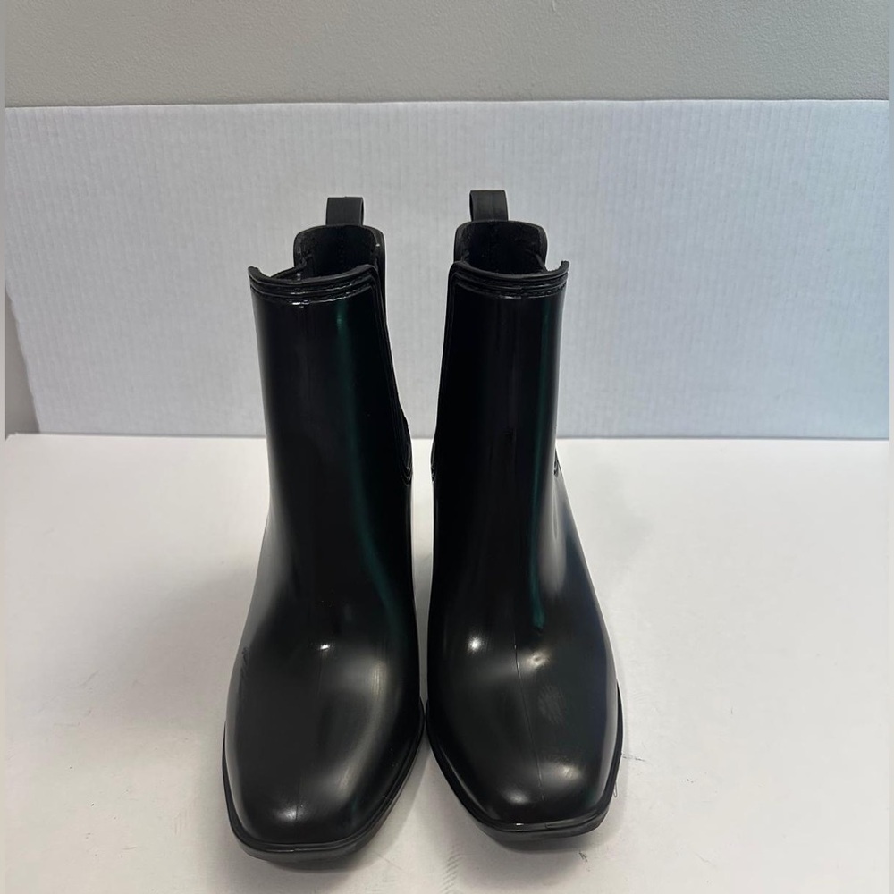 Jeffrey Campbell Hurricane Rain Booties Black Size 8